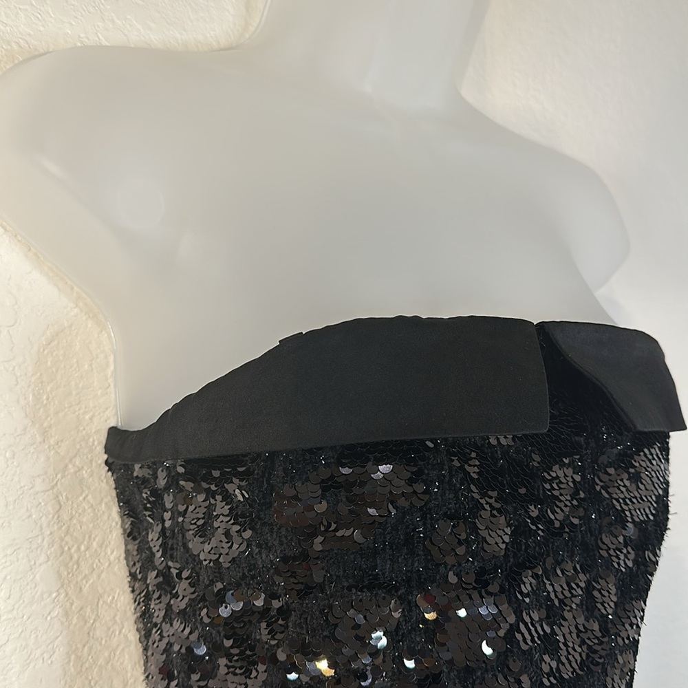 Revolve Le Superbe Nominee Tux Dress in Noir Cluster Shine Size 2 - Picture 10 of 15